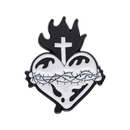 Crown Of Thorns Enamel Pin Custom Jesus Cross Religious Belief Brooches Lapel Badges Christianity Easter Jewelry Gift For Friend