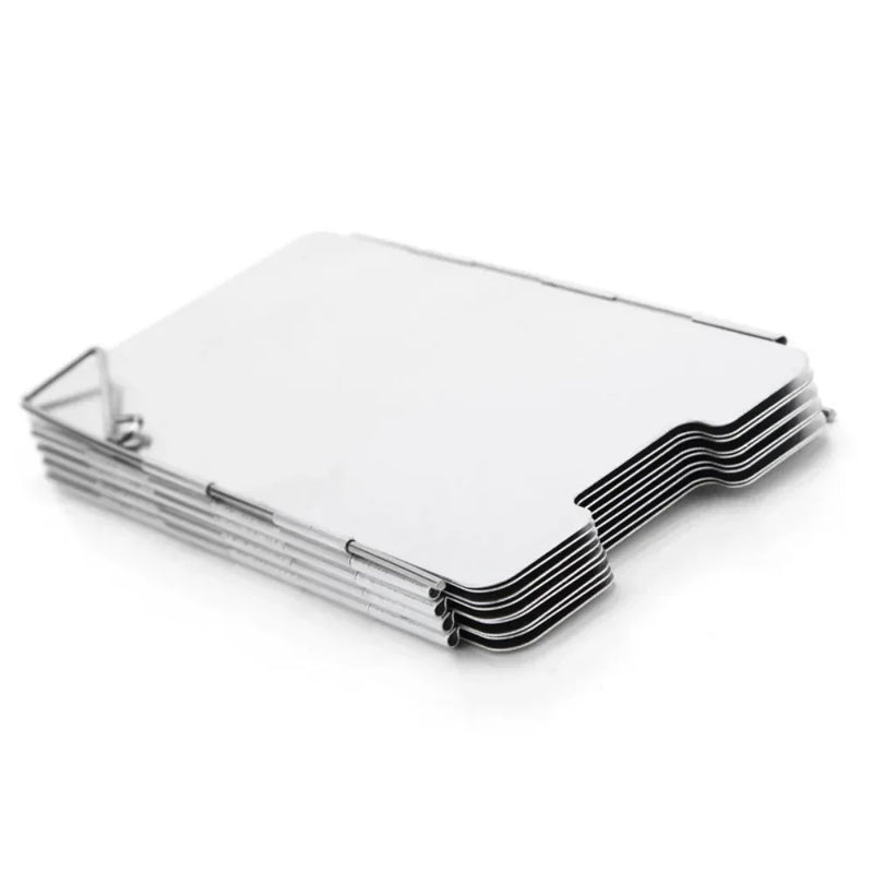 Portable Aluminum 9 Plates Foldable Gas Stove Windshield Camping Cooking BBQ Cooker Wind Guard Outdoor Picnic Cookware Windbreak