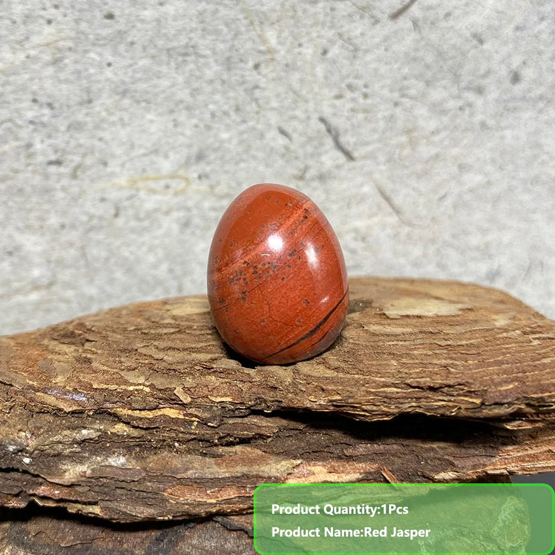 EG1-7 Yoni Egg Healing Crystal Stone Natural Gems Chakra Yoga Reiki Energy Quartz Mineral Specimen Easter Gifts Home Decor