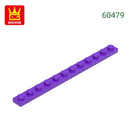 Wange 52Pcs/Lot 60479 1x12 Plate Building Blocks MOC Accessories Compatible with Construction Bricks Children Educational Toys