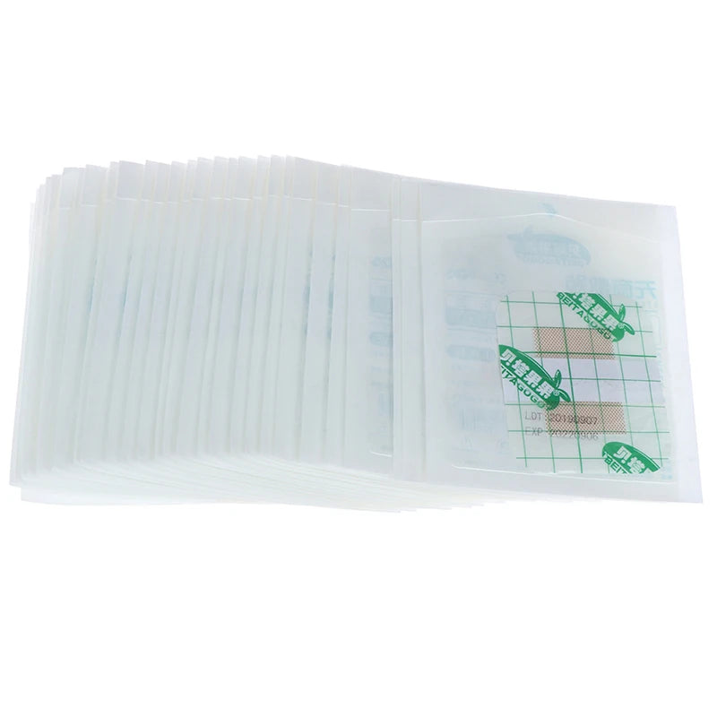 30Pcs/Pack Waterproof Band-Aid Wound Dressing Medical Transparent Sterile Tape