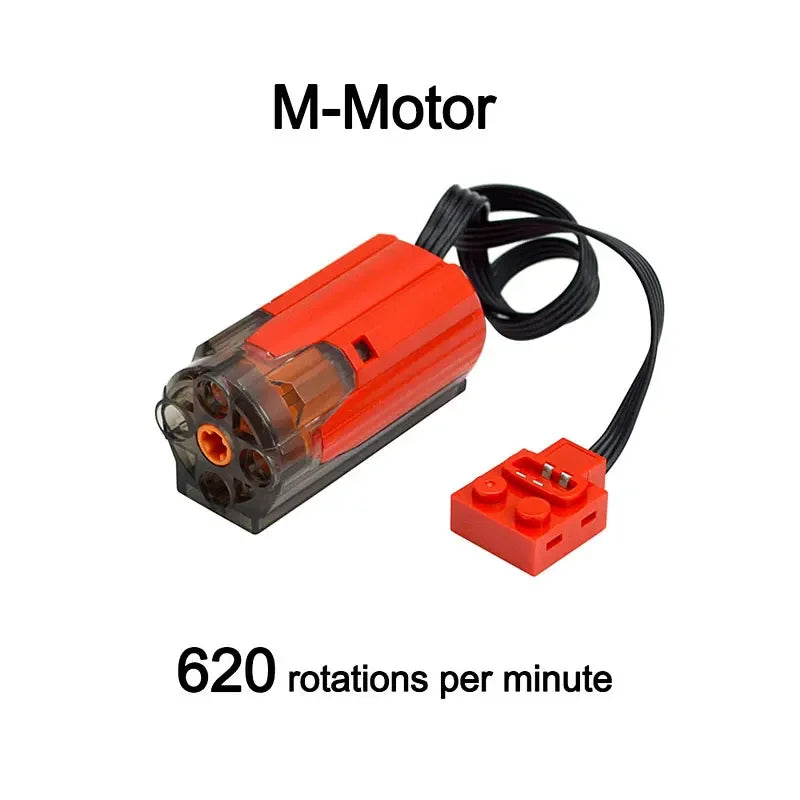 Mini Motor Micro Motor Building Blocks Power Group Module Engine Car Bricks PF Technical Toy for C61018 C61019 Leduo Parts