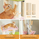 Big Cat Tree Tower for Large Cats Robust with Several Levels Cat House Climbing Tree with Hammock 11 Sisal Posts Large Perch