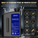 JAYO 5KG Standard /ABS-Like/Standard Plus/ Water Wash 3D Printer UV Resin 405nm for LCD 3D Printing Material Quick Curing Resin