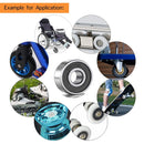 10Pcs 608 ZZ 608RS Ball Bearings 608ZZ Metal Double Shielded Miniature Deep Groove Skateboard Ball Bearings 8mm X 22mm X 7mm