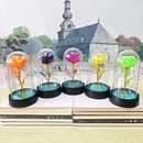 Rose Light Beautiful Realistic Looking Night Light Rose Eternal Flower Party Supplies LED Simulation Rose Flower Valentine's Day