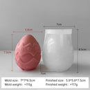DIY Easter Egg Silicone Candle Mold Handmade Aroma Plaster Resin Ornaments Molds Easter Decoration Crafts Making Mould
