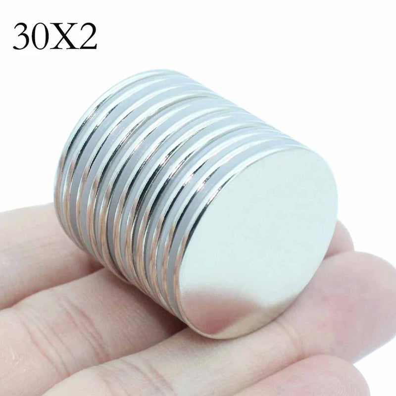 5x2/6x2/7x2/8x2/9x2/10x2/12x2/15x2/20x2/25x2/30x2mm N35 Super Strong Magnet Round Magnetic NdFeB Neodymium Powerful Disc imanes