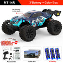 Teeggi 1:14 High Speed Rc Off-road Car 4WD 100KM/H Brushless motor 3S Remote Control Drift Racing Cars Toys For Childrens Gift
