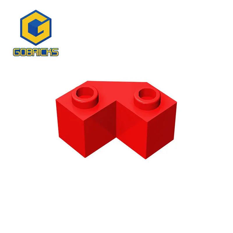 Gobricks 10PCS Building Blocks 2x2 Brick 45 degrees compatible with 87620 Ｃhildren's  toys Assembles Small Particle Parts Brick