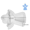 Cute Angel Candle Silicone Mold Gypsum Car Mounted Incense Expanding Gypsum Decoration Mold Easter Aromatherapy Candle Mold