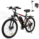 EVERCROSS TECH EK15 Electric bike adult, 26 E-boat with removable battery 36V 12Ah, 7 speeds, Range 35-90km