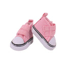 5Cm Doll Canvas Shoes Lace-up High-top Sneaker For 14inch Wellie Wisher Doll Toy 1/6 Bjd Paola 20Cm K-pop Cotton Doll Clothes
