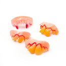 Teeth Halloween Fakefalse Funny Artificialfangs Toy Dentures Ugly Wacky Gag Denture Joke Cosplay Prank Costume Gnarly Adults