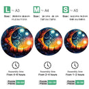 Wooden Jigsaw Moon Puzzle Board Educational Game Toys School Students And Adults Interesting Christmas Gifts Toy