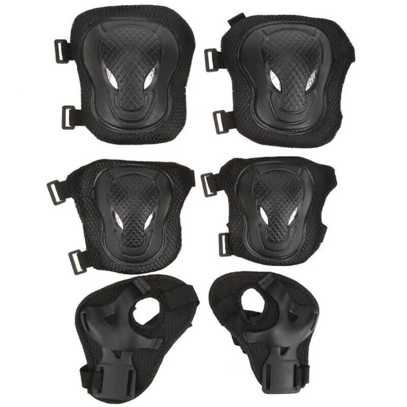 Women Men Elbow Wrist Knee Pads Protective Gear Set Skate Roller Cycling Bike