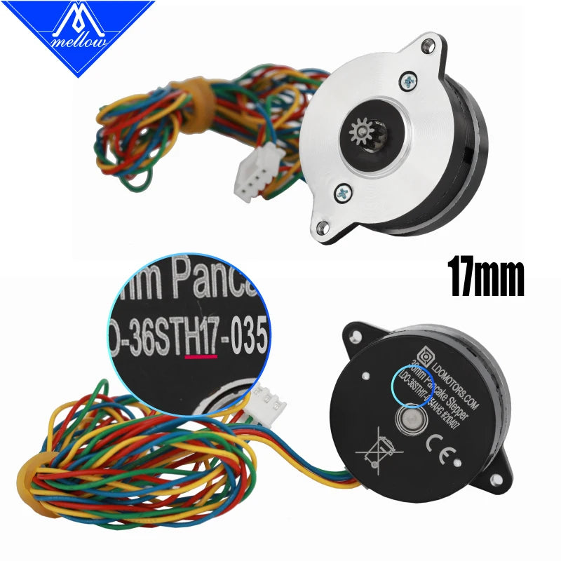 Mellow High Temperature LDO NEMA14 36mm Motor LDO-36STH17-0354AHG/LDO-36STH20-1004AHG For Orbiter/Sherpa Mini Extruder Voron 2.4