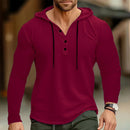 Sun Protection T-Shirts Mens Long Sleeve Hoodie Casual UV-Proof T-Shirts Breathable Lightweight Quick Dry T shirts Male