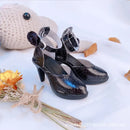 60CM BJD Doll Shoes PU Leather Singles 1/3 BJD Leather Single Shoes Leather Sandles Doll Accessories for 60cm Doll