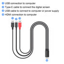 Havapen Original 3-in-1 cable for XP-Pen Artist 12/Innovator 16/Artist pro 16/Artist 10 (2nd generation), 12 (2nd generation)