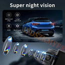 3/4 Channels 360° Car DashCam WIFI  Video Recorder 1080P Car DVR 3Lens Front left right Rear View camera Night Vision Black Box