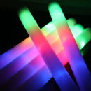 Foam Glow Sticks for Wedding LED Light Up Foam Sticks Colorful Flashing Sticks Birthday Easter Party Supplies Glow in The Dark