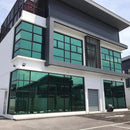 Black Silver Building Window Privacy Film Mirror Effect Reflective Insulation Foil One Way Vision Sun Protection Glass Sticker