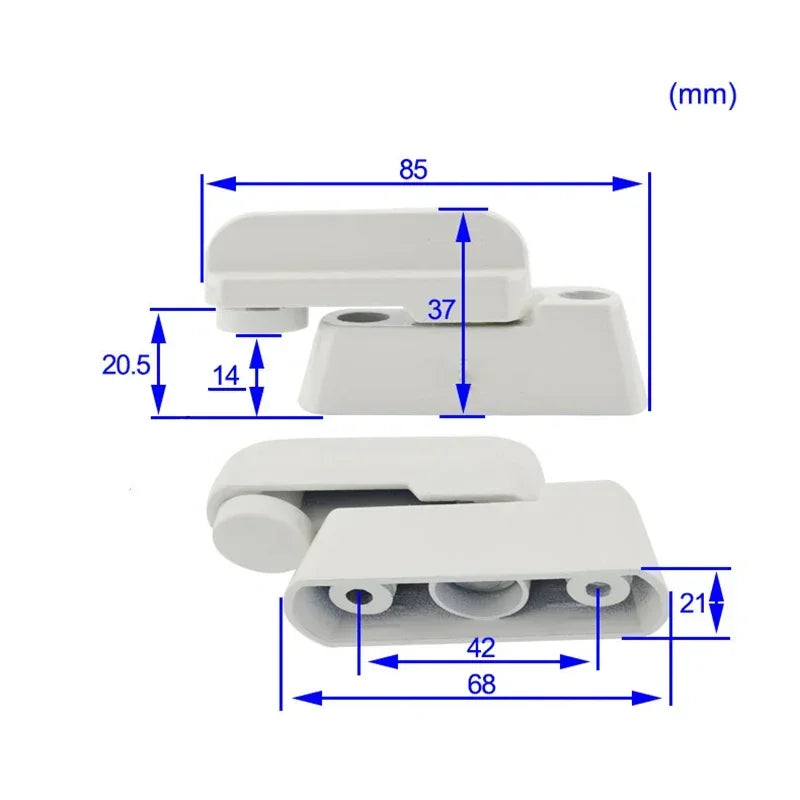 1PCS High Quality Home Balcony Practical Replacement Security UPVC Window Door Lock Door Lock, Safety Bar, Handle, Sweep Latch