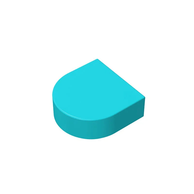 Gobricks 10 PCS Brick 24246 35399 1x1 Side Arc Light Panel High-Tech Parts Parts DIY Compatible Brand Educational Parts Toys