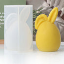 Easter Egg Bunny Silicone Candle Mold 3D Faceless Rabbit Head Aroma Soap Plaster Resin Mould Candle Making Supplies Home Decor