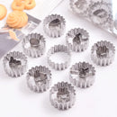 Metal Easter Pastry Cookie Cutter Set Mini Christmas Cookies Making Mould Stainless Steel Baking Sandwich Biscuit Cutters Mold