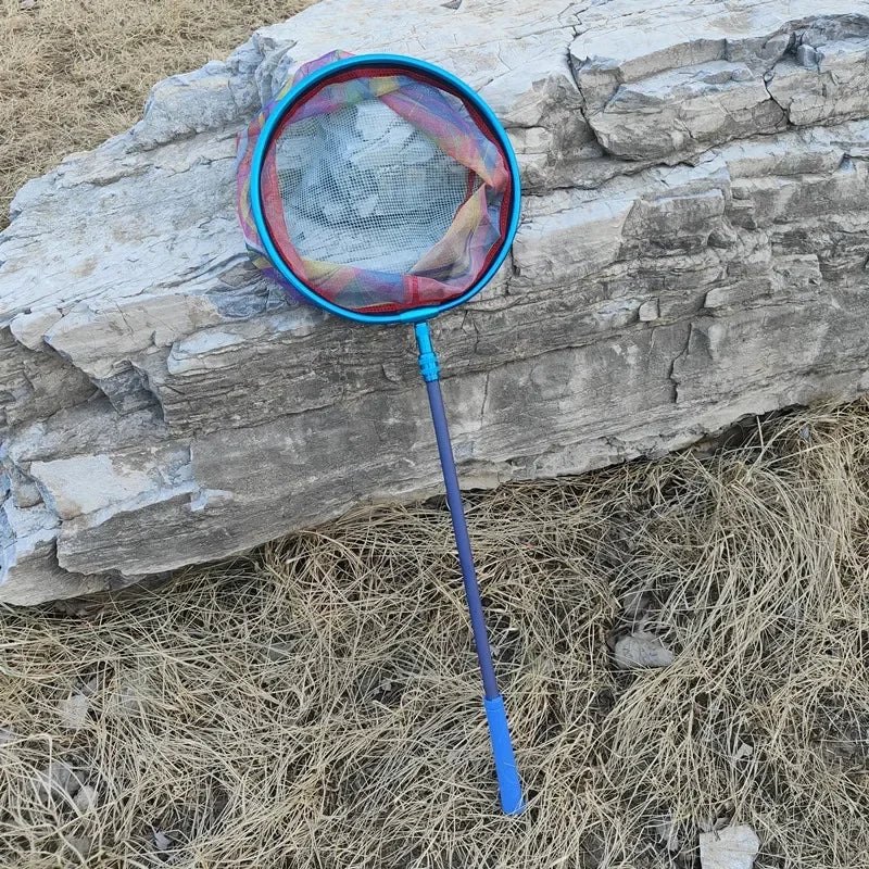 Kids Butterfly Portable Fishing Landing Net Convenient to Operate Outdoor Tools Suitable for Bird Fish Catch Release