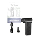 Mini Turbo Jet Fan 130000 RPM Handheld Powerful Air Blower Compressed Air Duster 3 Gear Winds for PC/Home /Car Cleaning Tool