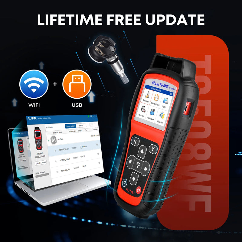 Autel MaxiTPMS TS508WF TS508 TPMS Diagnostic Tool Tire Pressure Monitor TPMS MX-sensors Programmer Activate Relearn 2025