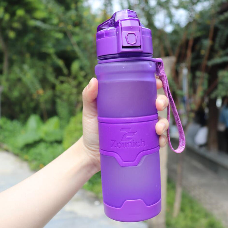 ZOUNICH Protein Shaker Portable Water Bottle Outdoor Sport Leakproof Tritan Plastic Drinking Bottle BPA Free 400-1000ML