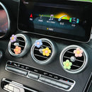 6Pcs/Set Flower Car Outlet Vent Clip Small Daisy Air Conditioning Clip Car Interior Decoration Gift for Girl