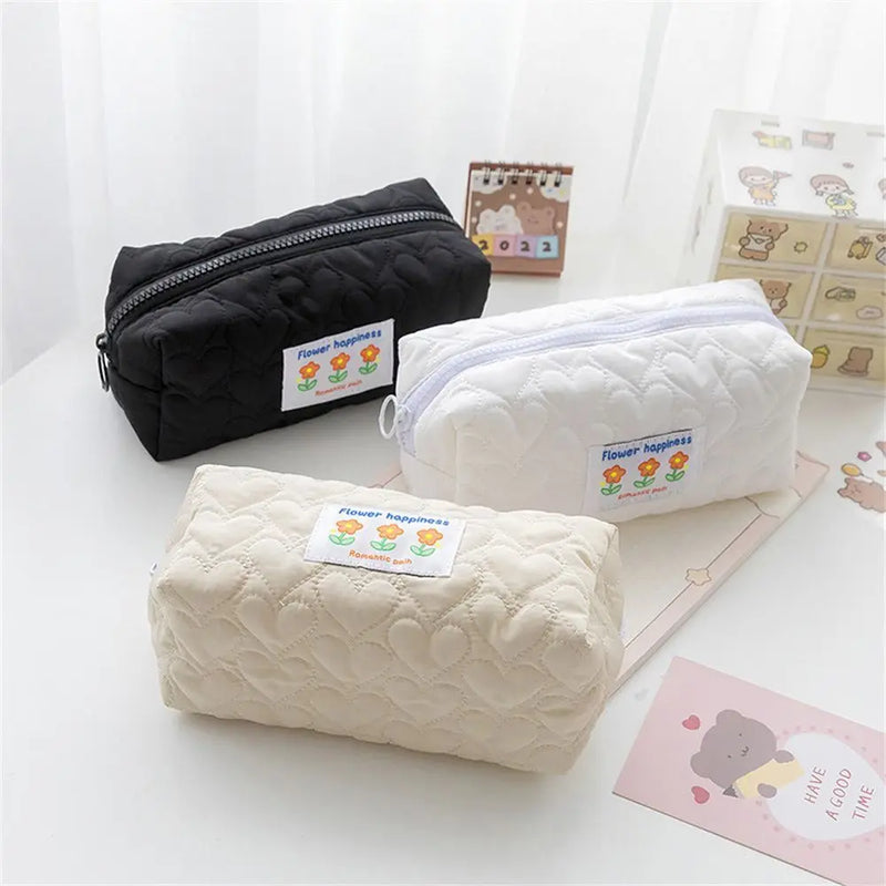 New School Supplies Pencil Box Gift Accessories Floral Pencil Case Pen Bag Lovely Stationery Bag