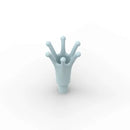 MOC 10PCS 25516 Handheld Crown Building Blocks Decoration Flower Part Bricks Assemble Particle Toys Children Kid Birthday Gifts