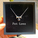 Valentine's Day Gift Custom Photo Projection Necklace DIY Picture Inside Titanium Steel Chain Couple Necklace Women Men Jewelry