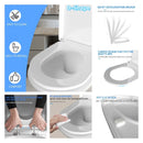 Toilet Seat Lid Toilet Seat Cover Soft Close White Toilet Seat Wc Quiet-Close Lid Easy Cleaning Quick Release,Anti Slam