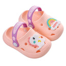 Children Slippers Kids Toddler Girl Shoes Summer Cartoon Unicorn Beach Shoes Sandals Baby Boy Slippers 1-6 Years Infant Shoe