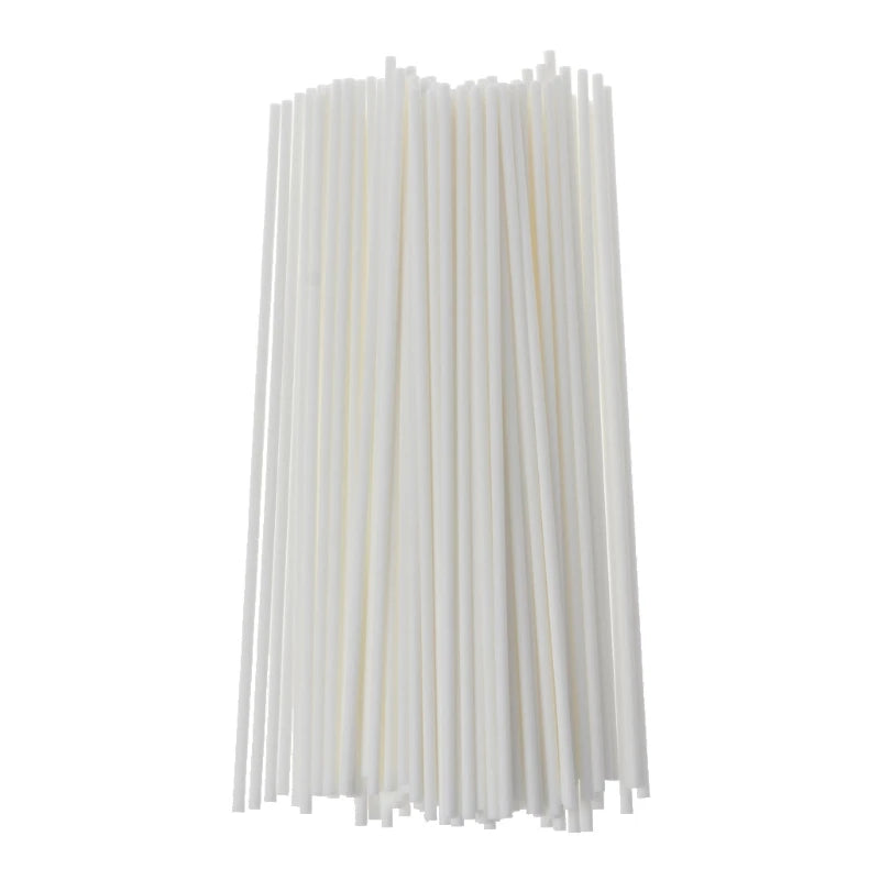 100Pcs 19cmx3mm Fiber Sticks Diffuser Aromatherapy Volatile Rod for Home Fragrance Diffuser Home Decoration