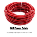 4 Gauge 2300W Amplifier Installation Wiring Kit Audio Subwoofer AMP RCA Power Cable Wire RCA Fuse Subwoofer Sub Wiring Set