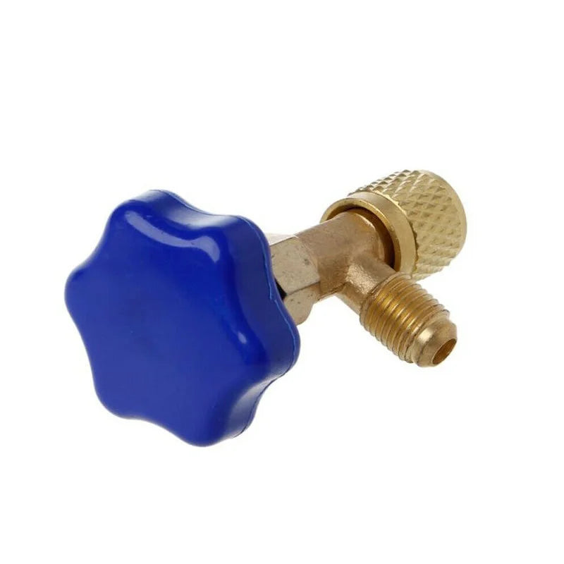 1Pc Low Pressure Dispensing Valve Bottle Opener 1/4 SAE Connector Mayitr Refrigerant Bottle Can Tap for R22 R134a R410A Gas