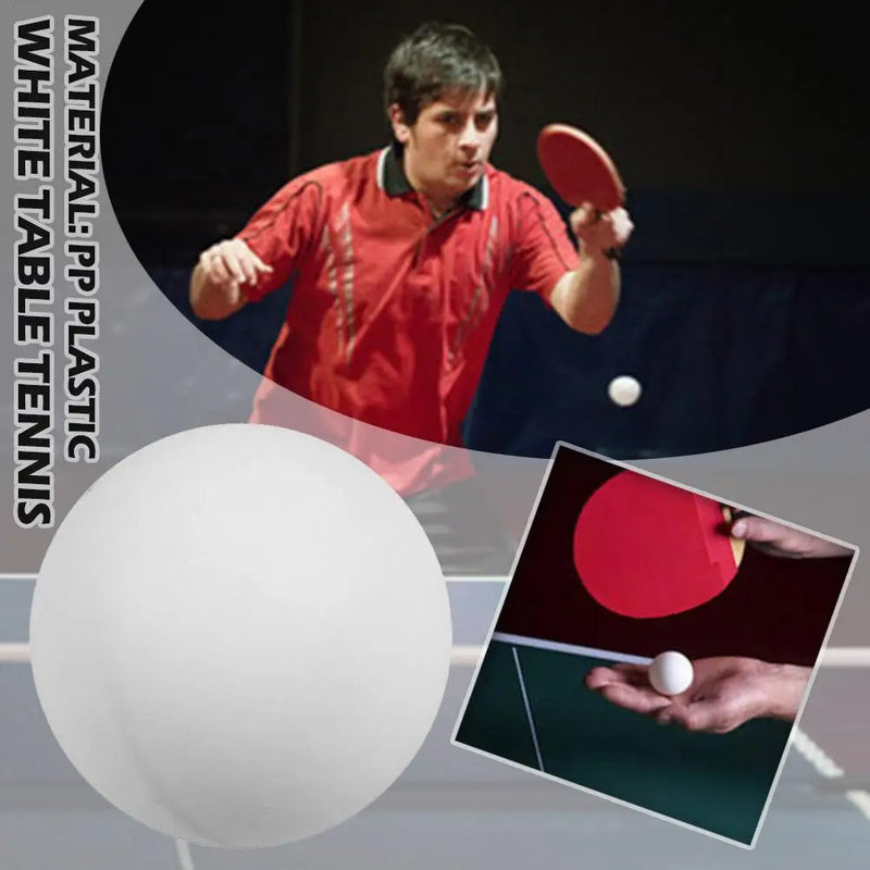 6/1pcs White Table Tennis Ball Light Weight DIY Toys Tools Training Ball Halloween  Easter Birthday Party Decorations