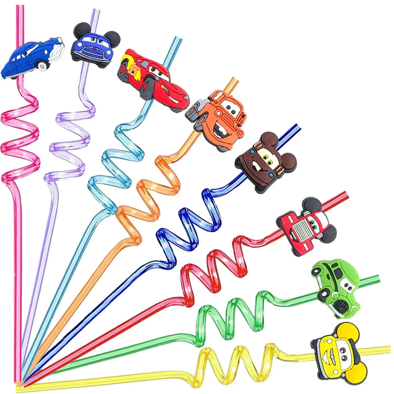 Disney Cars Birthday Party Decorations Lightning Mcqueen Disposable Tableware Set Cups Plates Balloon for Race Party Baby Shower