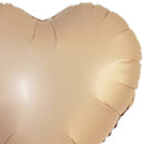 5PCS 18-inch retro cream love caramel chocolate heart-shaped balloon decoration