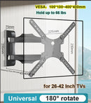 70cm Extension Long Arm TV Wall Mount, 32-65inch Full Motion TV Wall Bracket Swivel Tilt Level Articulating, Max VESA 400x400mm