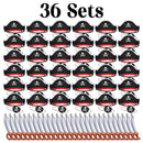 6-48Sets Pirate Party Supplies Halloween Pirate Costumes Child Birthday Party Favors Pirate Accessories Pirate Hat Sword