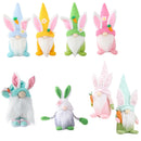 Easter Faceless Gnome Rabbit Doll Cartoon Home Easter Ornament Bunny Doll Easter Party Gifts